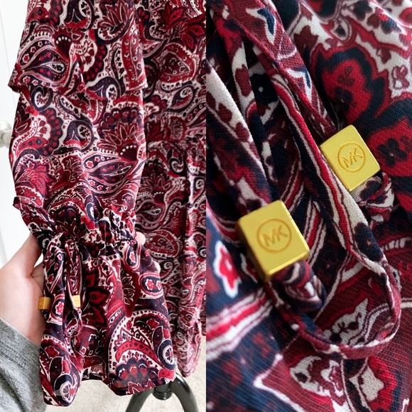 Paisley Ruffle Dress - Picture 5 of 8